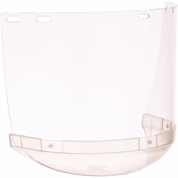 Mentonnière pour une protection renforcée. Visière en polycarbonate transparent de 1 mm d'épaisseur avec mentonnière en ABS f ...