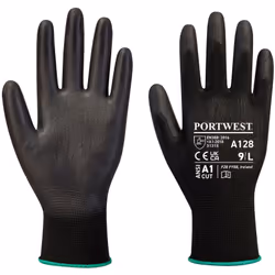 Tricot jauge 13 pour un ajustement parfait. Doublure élastique en polyester et sans latex de jauge 13 avec revêtement PU sur  ...