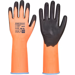 Gant anti coupure D avec enduction PU pour une haute résistance à l'abrasion, la doublure en HPPE et fibre de verre permet ég ...