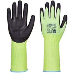 Gants Coupe Verte Longue Poignet Vert/Noir s - Taille 7