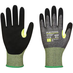 Portwest - Gants ct anti coupures Mousse Nitrile F13 Gris/Noir xs - Taille 6