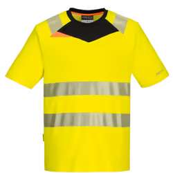 Style supérieur avec un col contrasté et une bande fluorescente. Le T-shirt DX4 Hi-Vis est conçu avec une coupe sportive et u ...