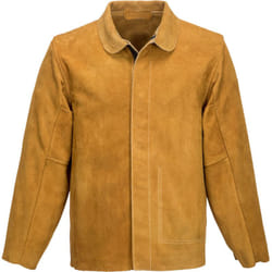 Veste de soudeur en cuir Bronze S