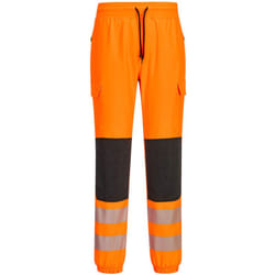 Jogging Haute-Visibilité PW3 Flexi Orange/Noir L