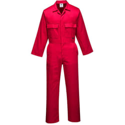 Combinaison Euro Work Couleur : Rouge Taille 4xl Portwest