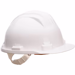 Bandeau réglable en taille via le système de glissière. Casque de sécurité industriel non ventilé pour une utilisation en tou ...