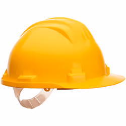 Bandeau réglable en taille via le système de glissière. Casque de sécurité industriel non ventilé pour une utilisation en tou ...
