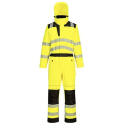 Combinaison De Pluie Haute Visibilité Pw3 - l - Jaune/noir Portwest