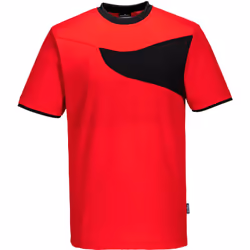 Idéal pour l'image de marque et la personnalisation. T-shirt contemporain PW2 conçu avec une coupe active utilisant un tissu ...