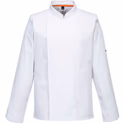 Coupe Slim fit pour un confort exceptionnel. Veste de cuisine en tissu extensible avec panneaux aérés en maille MeshAir Pro,  ...
