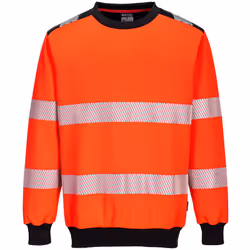 Le sweat-shirt à col rond haute visibilité PW3 se caractérise par son design spécifique, combinant une bande réfléchissante P ...