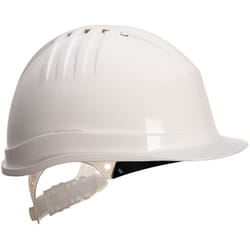 Portwest - Casque de sécurité Expertline (roue à cliquet) Blanc