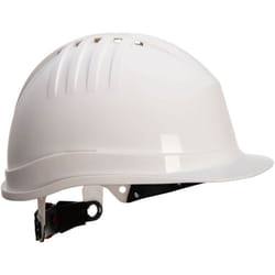 Portwest - Casque de sécurité Expertline (roue à cliquet) Blanc