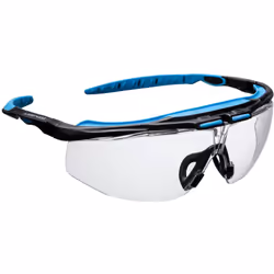 Bras latéraux inclinables pour un ajustement optimal. Lunettes de sécurité élégantes avec protège-front intégré en TPE pour u ...