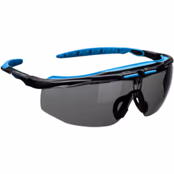 Bras latéraux inclinables pour un ajustement optimal. Lunettes de sécurité élégantes avec protège-front intégré en TPE pour u ...