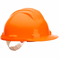Bandeau réglable en taille via le système de glissière. Casque de sécurité industriel non ventilé pour une utilisation en tou ...
