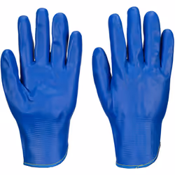 La couleur bleue est conforme à la législation sur la sécurité alimentaire. Notre gant à immersion totale de jauge 15, contac ...