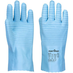 Gant en latex fd Chem b Bleu xl - Taille 10