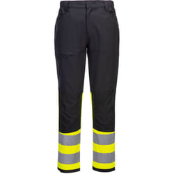 Portwest - Pantalon de travail stretch hv Classe 1 Eco WX2 Jaune/Noir m - FR(44) - UK(34)