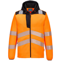 Polaire technique Hi-Vis PW3 Orange/Noir 4XL