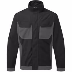 Rabat tempête sur le devant pour protéger des éléments. Cette veste de travail contemporaine Industrial Wash est aussi belle  ...