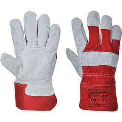 Gants Docker Premium Rouge l - Taille 9