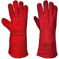 Gant Soudeur - Taille m - Rouge Portwest
