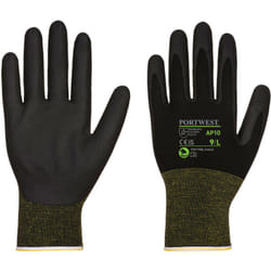 Portwest - Lot de 12 paires de gants en mousse Nitrile Bambou Eco NPR15 Noir xl - Taille 10