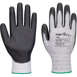 Lot de 12 paires de gants Grip 13 PU Diamond knit Gris/Noir XL - Taille 10