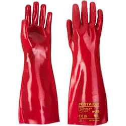 Portwest - Gants pvc Rouge xl - Taille 10