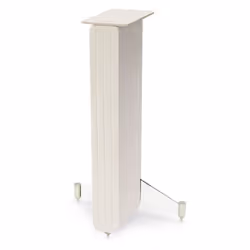 Q Acoustics Concept 20 Stands, Sol, Panneaux MDF, Blanc, Sol, 3 pieds, Concept 20