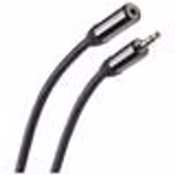 Rallonge mini-jack QED Performance Graphite - 5 m - Connecteur renforcé - Blindé