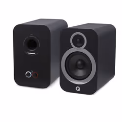 Q Acoustics 3030i, 2-voies, Avec fil, 46 - 30000 Hz, 6 Ohm, Noir