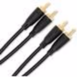 Câble stéréo RCA QED Connect Phono-Phono - Noir - 3 m - Blindé