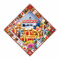 Winning Moves 024358WM jeu de société Christmas Monopoly Simulation économique