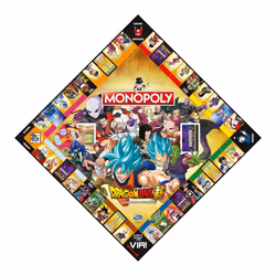 Winning Moves WM00250-ITA-6 jeu de société Dragon Ball Z Super Edition Monopoly Famille