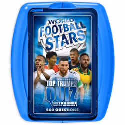 Winning Moves QUIZ STARS DU FOOT, Jeu de société, 8 an(s), 10 min, Jeu familial