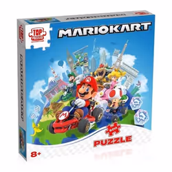 Winning Moves - Puzzle 500 Pièces Autour Du Monde Mario Kart Top Puzzle WINNING MOVES
