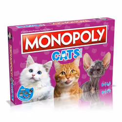Jeu de société - Winning Moves - Monopoly Chats - Multicolore - 2 à 6 joueurs - 8 ans et plus