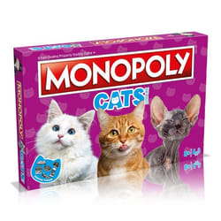 Jeu de société - Winning Moves - Monopoly Chats - Multicolore - 2 à 6 joueurs - 8 ans et plus