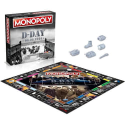 Jeu de société - WINNING MOVES - Monopoly D-Day - QUADRILINGUE - 2 à 6 joueurs - À partir de 8 ans