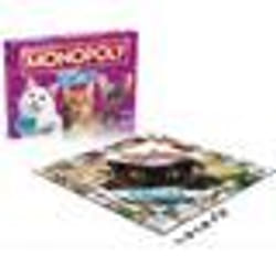 Monopoly Chats - Jeu de société - WINNING MOVES - Monopoly mettant en vedette les chats dans différents lieux.