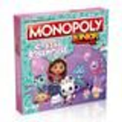 Jeu de société - WINNING MOVES - Monopoly Junior Gabby et la Maison Magique - Version enfant Gabbys Dollhouse