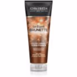 Dites adieu aux cheveux bruns secs et en manque de luminosité. Le revitalisant hydratant John Frieda Brilliant Brunette Colou ...
