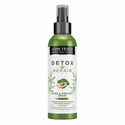 JOHN FRIEDA Detox & Repair, Laque, Femmes, Cheveux secs, 100 ml, Réparation, Brillant, Lissage, Aqua, Glycerin, Amodimeth ...