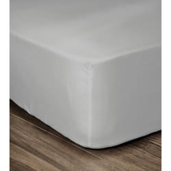 Les Tendances - Lovely Home Drap Housse 100% Coton 90x190x30 Cm Gris Clair