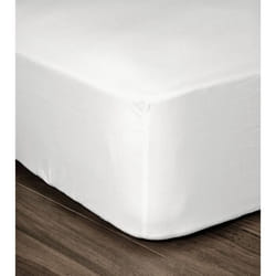 Lovely Home Drap Housse Blanc 160x200x30 Cm Coton
