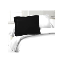 Les Tendances - lovely home Lot de 2 Taies dOreillers 100% coton 50x70 cm - Noir