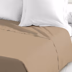 Home Linge Passion - drap plat 100% coton 57 fils couleurs - Noir, matière - 100% coton, tailles - 180 x 290 cm - Noir