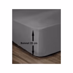 Description générale Le Drap Housse LOVELY HOME est conçu en 100% coton avec 54 fils, offrant une qualité supérieure et un co ...